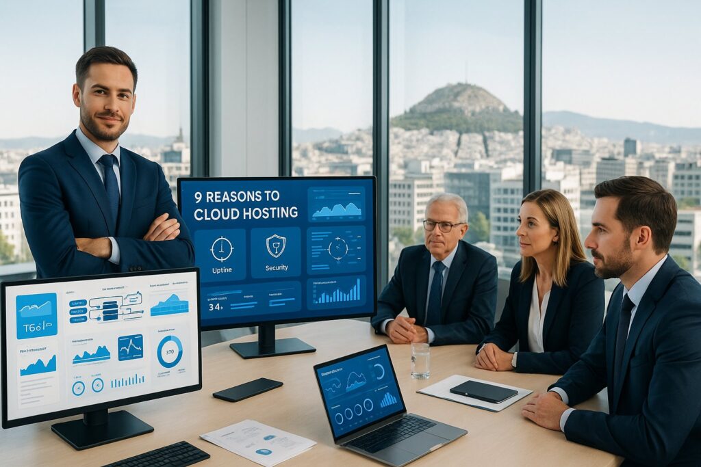 9 λόγοι να επιλέξετε cloud hosting για το site ή την επιχείρησή σας